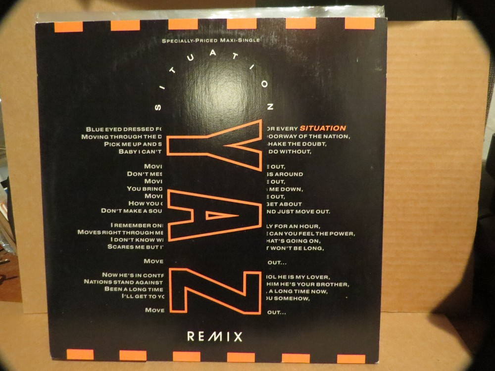 YAZ „SITUATION “ 12″ MAXI-SINGLE