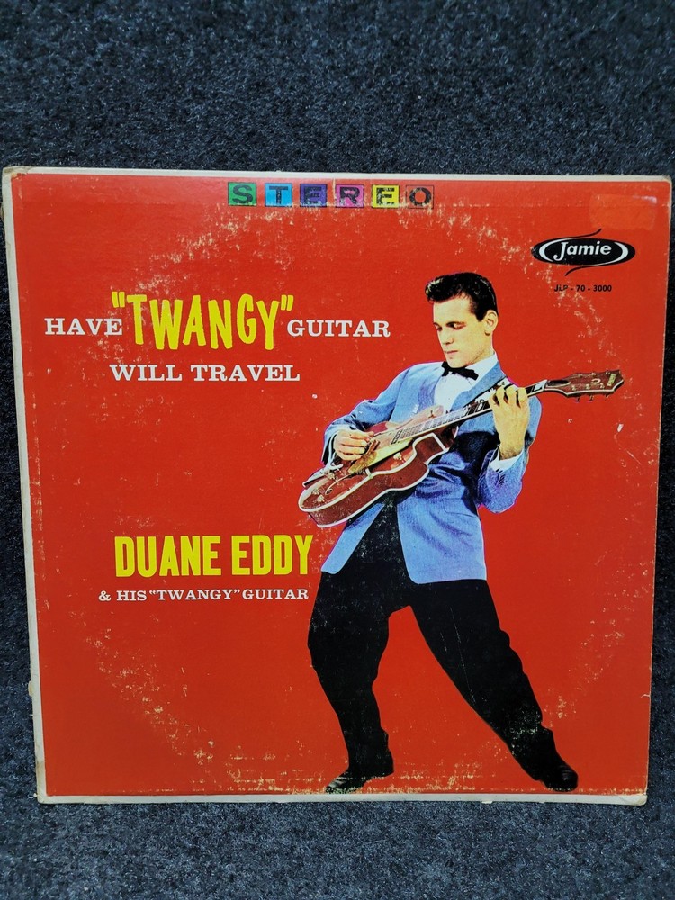 Vintage Duane Eddy Vinyl Have Twangy Guitar Will Travel Jamie ST-90682 Stereo LP