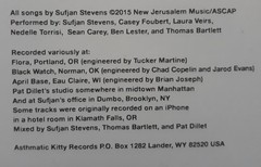 Sufjan Stevens – Carrie & Lowell – FOLK *NEW*