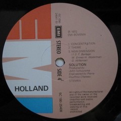 Solution – Solution & Divergence Dutch Jazz-Rock EMI Holland 5C 18025407 08 2XLP