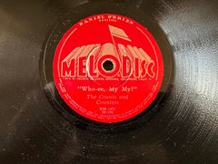THE COUNTS & THE COUNTESS Who-ee My My/You Knock Me Out MELODISC 106 Jump Blues