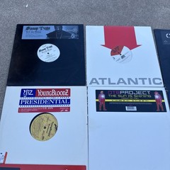 Old School Hip Hop Rap Vinyl LP Record DJ Radio Promo Single Instrumental – Lot