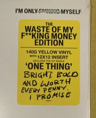 LOLA YOUNG I’m Only F**king Myself 140g + 12×12 Insert EU Import Yellow Vinyl