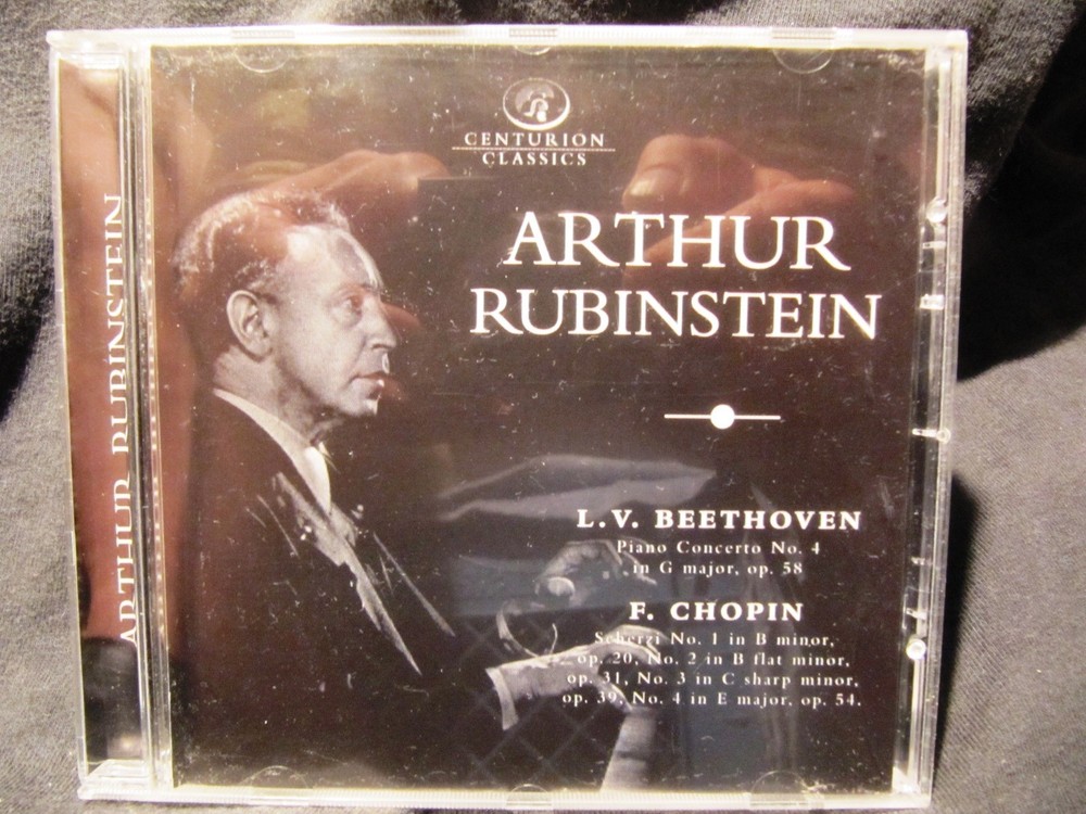 ARTHUR RUBINSTEIN Polish Piano Beethoven Piano Concerto 4 CHOPIN Scherzi Beecham