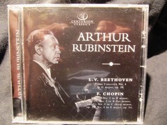 ARTHUR RUBINSTEIN Polish Piano Beethoven Piano Concerto 4 CHOPIN Scherzi Beecham