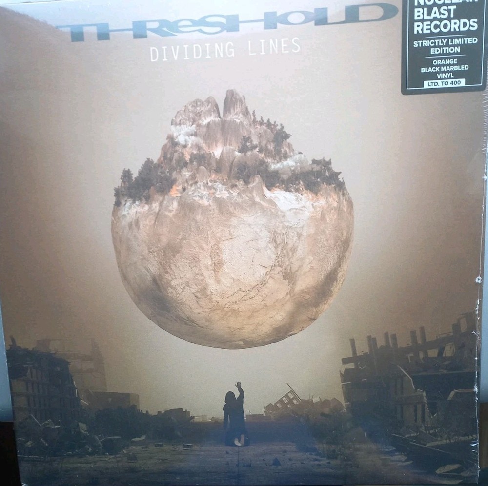 Threshold Dividing Lines Limited Edtion Orange/Black Marble 2LP Vinyl 12″ sealed