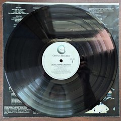Peter Gabriel Security Vinyl LP, Geffen Records, Townhouse, London, NM/VG+ 1982