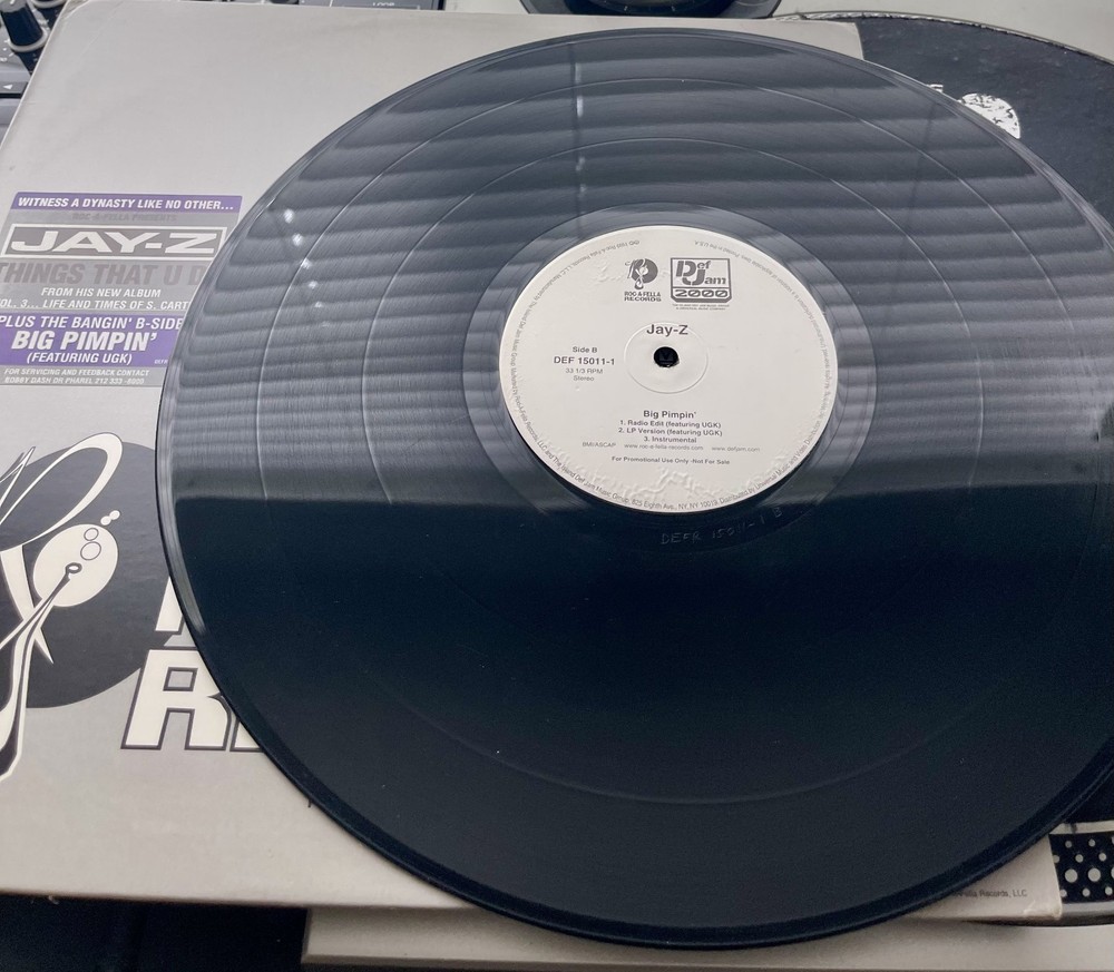 Jay-Z – Big Pimpin / Things That U Do OG 1999 Press 12″ PROMO in OG Cover VG+/VG