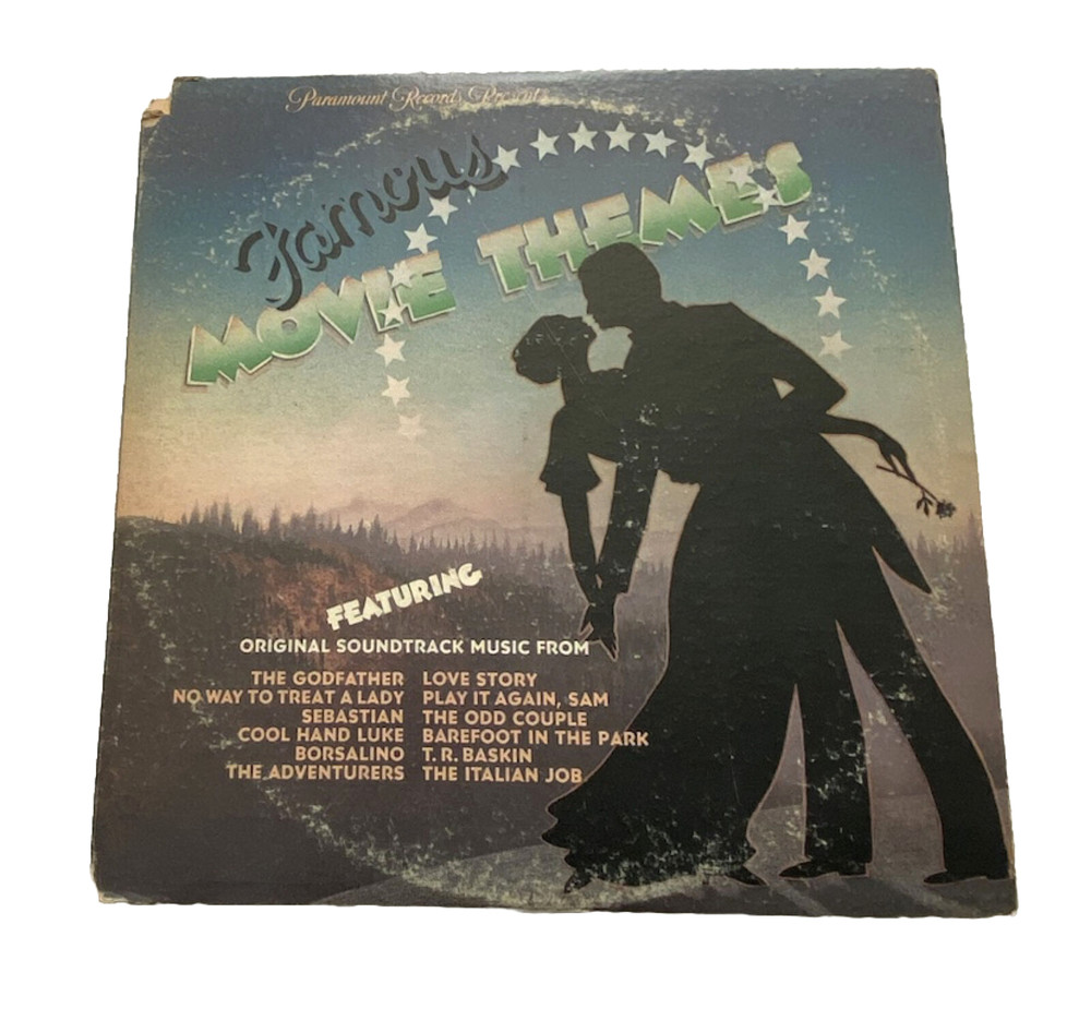 Various Famous Movie Themes Paramount Records 2 VINYL RECORD LP ALBUM PAS-1007