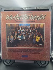 WE ARE THE WORLD Original Charity LP COVER ONLY ***NO VINYL***