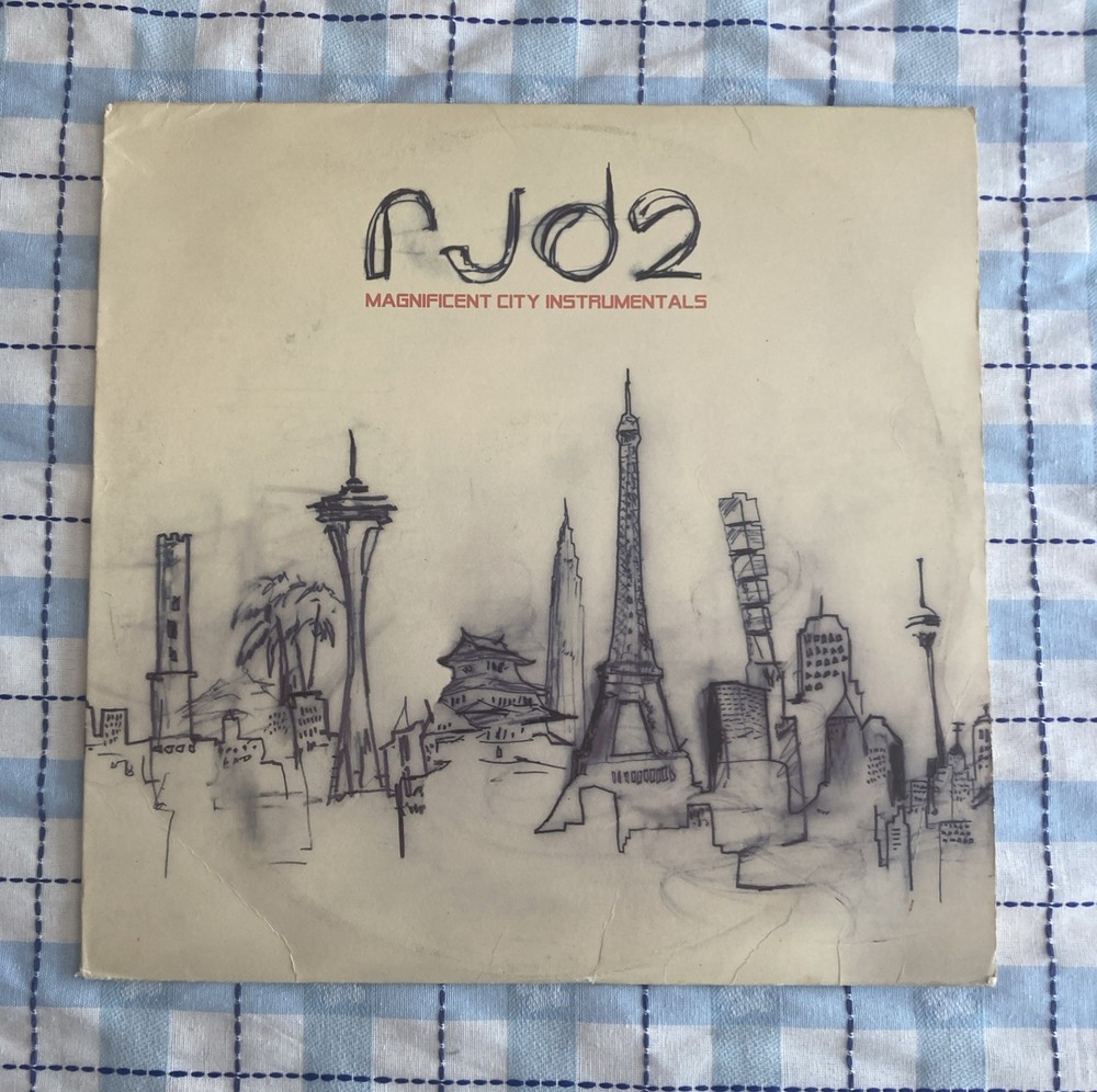 RJD2 Magnificent City Instrumentals Double LP Vinyl 2006 Rare Vintage Hip Hop