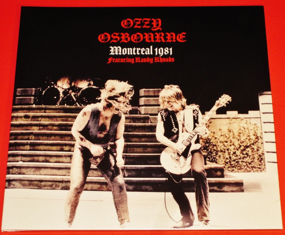 Ozzy Osbourne: Montreal 1981 – Featuring Randy Rhoads LP Black Vinyl Record NEW