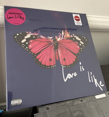 Maroon 5 – LOVE IS LIKE Limited Bubblegum Pink Colored Vinyl LP + Poster SEALED