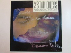 SMITHEREENS BEHIND THE WALL OF SLEEP 12″ AUTOGRAPHED PAT DINIZIO DENNIS DIKEN