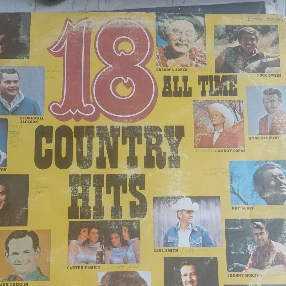 Columbia Special Products – 18 All Time Country Hits Various LP CSS 1913