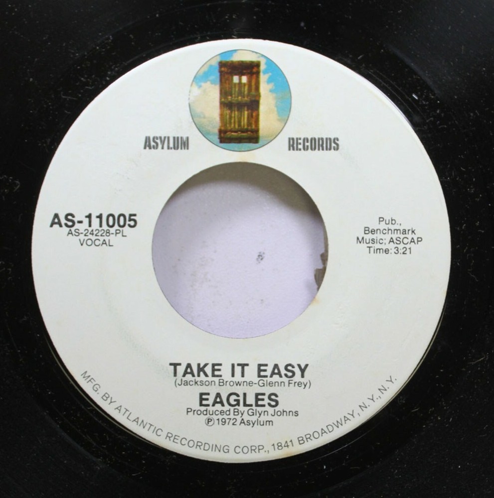 Rock New Old Stock NM! 45 Eagles – Take It Easy / Get You In The Mood On Asylum
