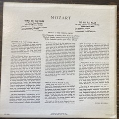 Mozart Quintet in E Flat Major K. 452 Trio E London STS 15059 LP Vienna Octet