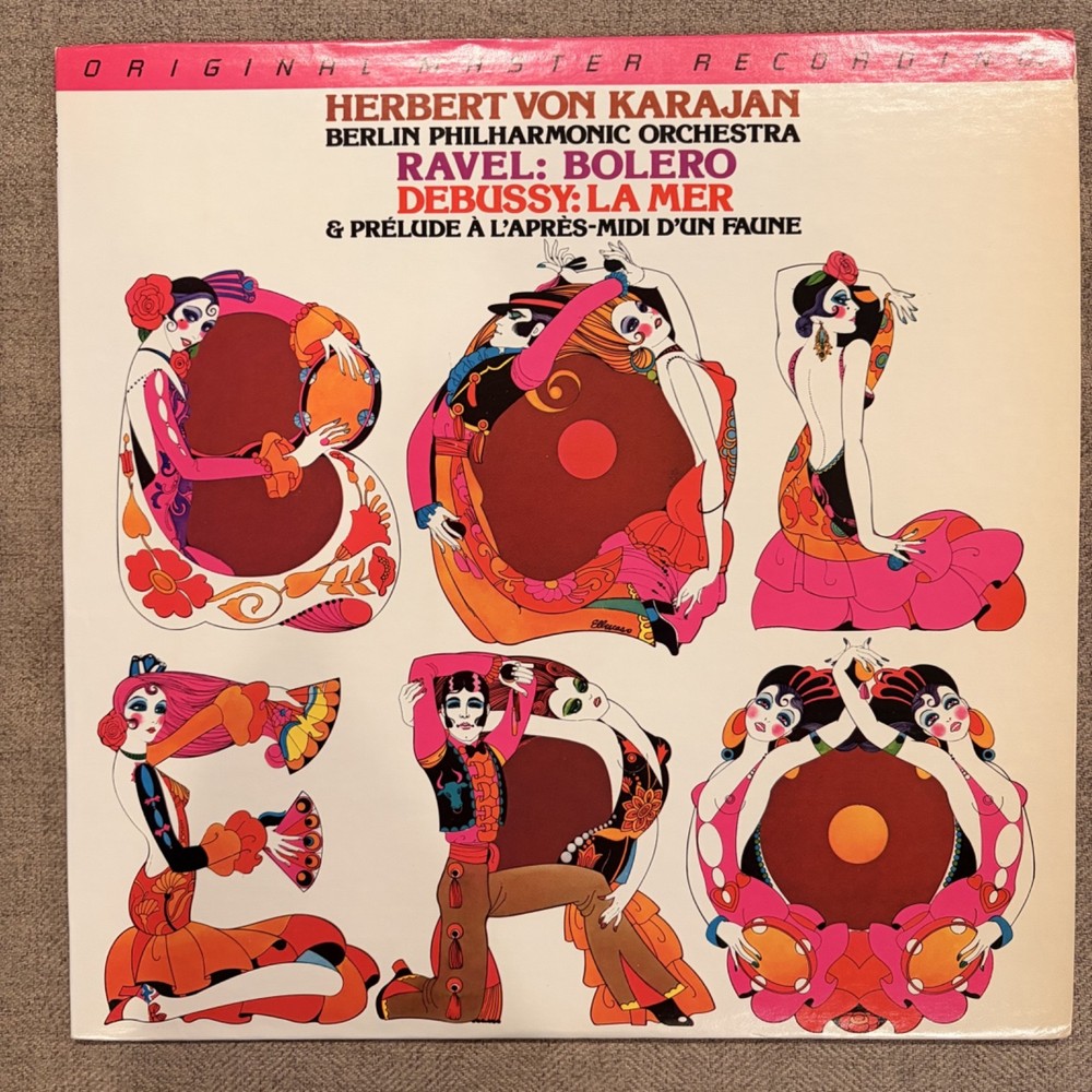 HERBERT VON KARAJAN – RAVEL & DEBUSSY MFSL 1-513 – ULTRASONICALLY CLEANED VINYL