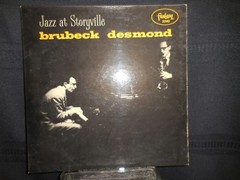 LP, 1956, JAZZ AT STORYVILLE, The Dave Brubeck Trio and Quartet VG+ condition