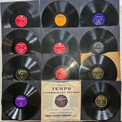 Twelve 78 RPM 10″ Records Lot #AMY: 1940s 1950s Vocals Pop Jazz Crooner Swing