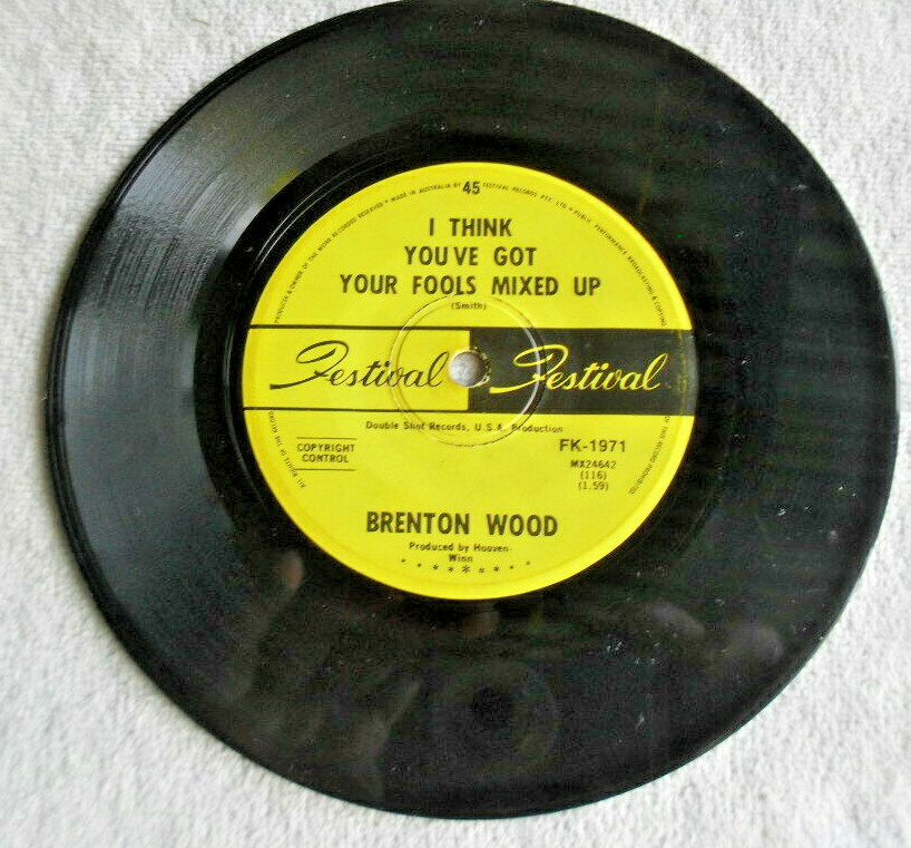 Brenton Wood Gimme Little Sign Import 7″ 45rpm record 60s R&B‎ ‎soul Diff label