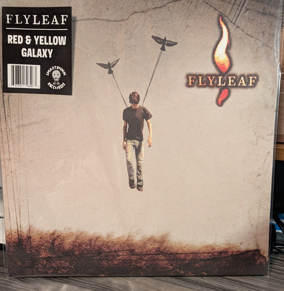 Flyleaf Self-titled Vinyl LP Red/Yellow Galaxy Color New Smart Punk Records