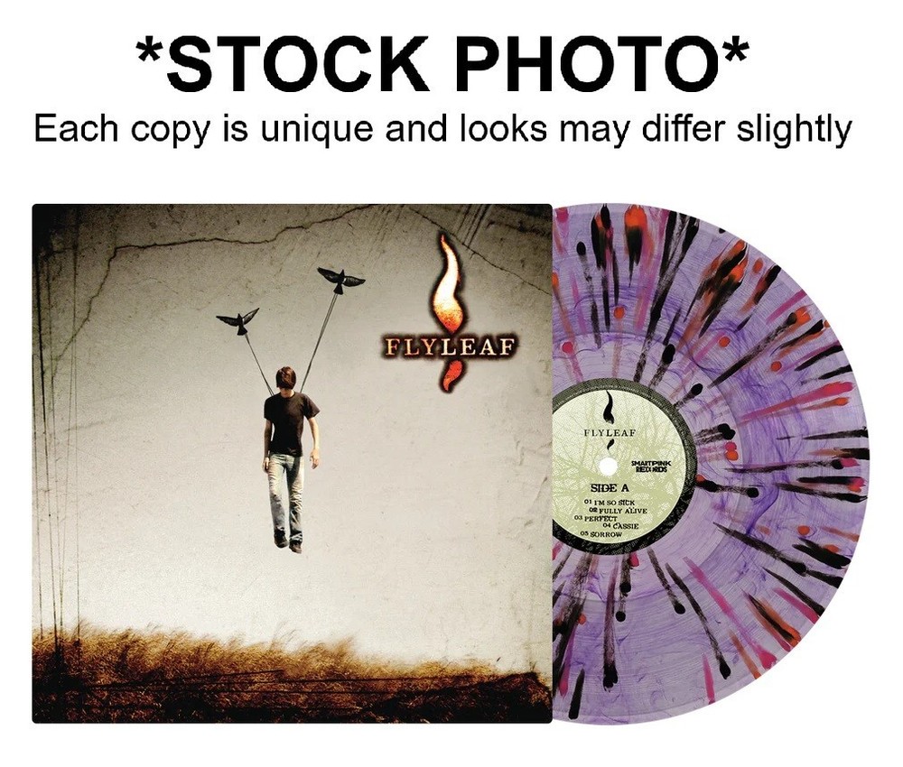 Flyleaf /300 Vinyl Purple Marble Pink Orange Splatter Parting Gift Limited NEW