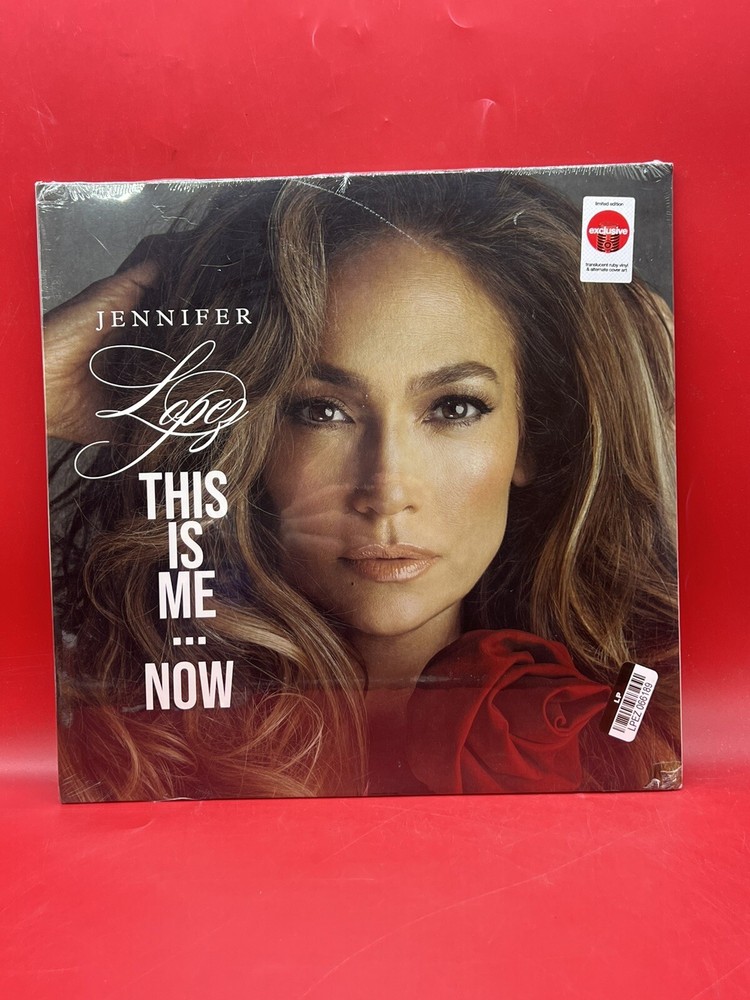 Jennifer Lopez This Is Me Now, Ruby Red Vinyl Record Alternate Cover Target Excl