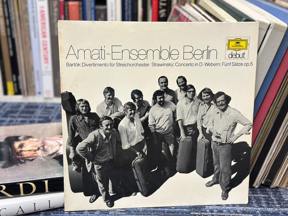 Amati-Ensemble Berlin BARTOK STRAWINSKY WEBERN DGG Debut 2555 006 NM