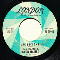 John Mayall’s Bluesbreakers *Suspicions/Oh, Pretty Woman* 45 Vinyl 7″ Single #3
