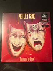 Motley Crue Theatre of Pain Opaque Pink Vinyl LP Newbury Comics Sealed NM