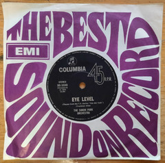The Simon Park Orchestra – Eye Level [AU] 1972 7″ Single EX condition