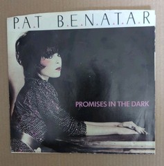 PAT BENATAR Promises In The Dark 45 & Picture Sleeve 1981 Fem Hard Rock VG+