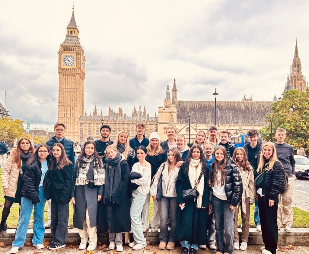 Oberstufengruppe der Humboldt-Schule auf Projektreise in London