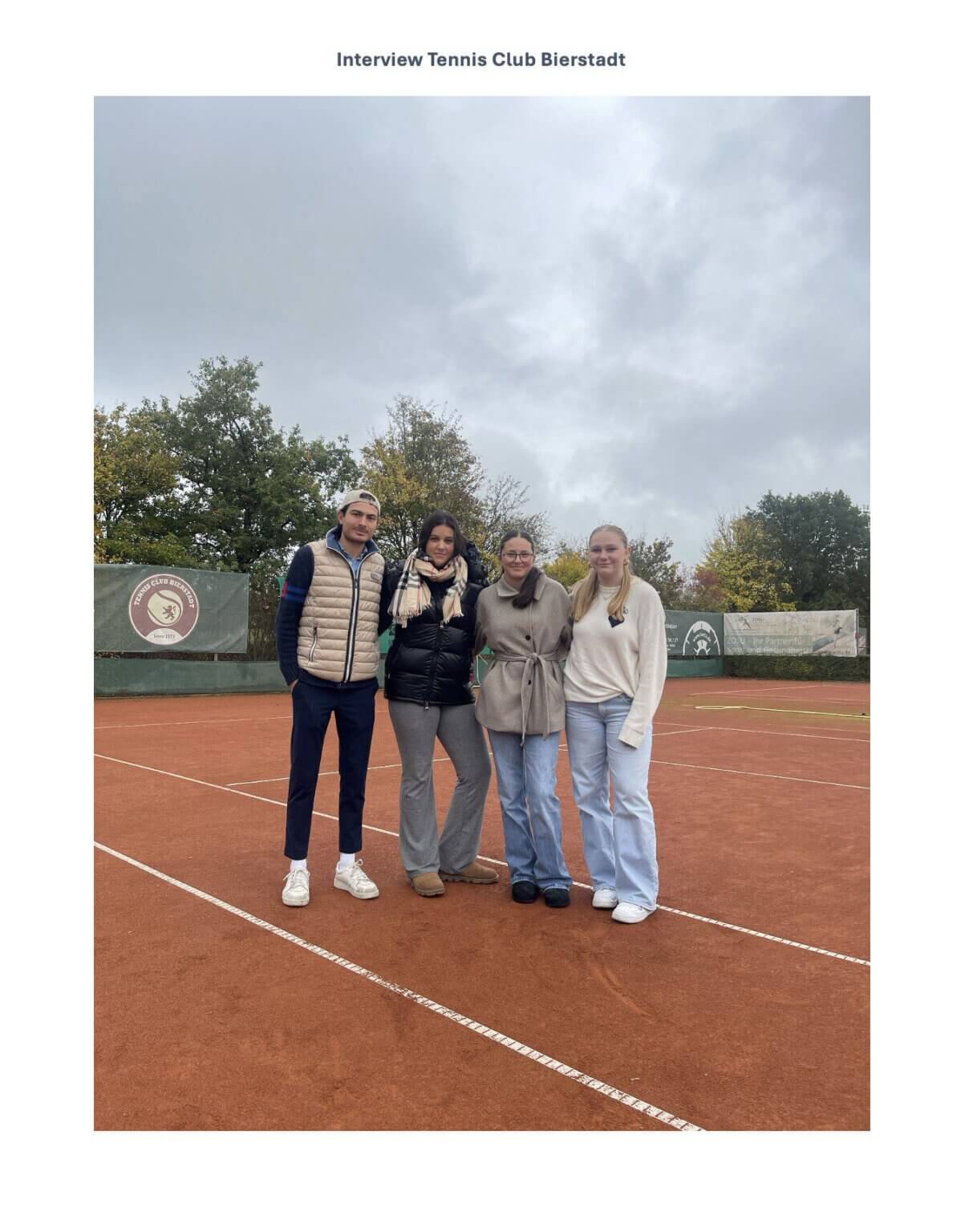 Wiesbaden als Sportstadt? – Originalfoto aus dem Schulbericht