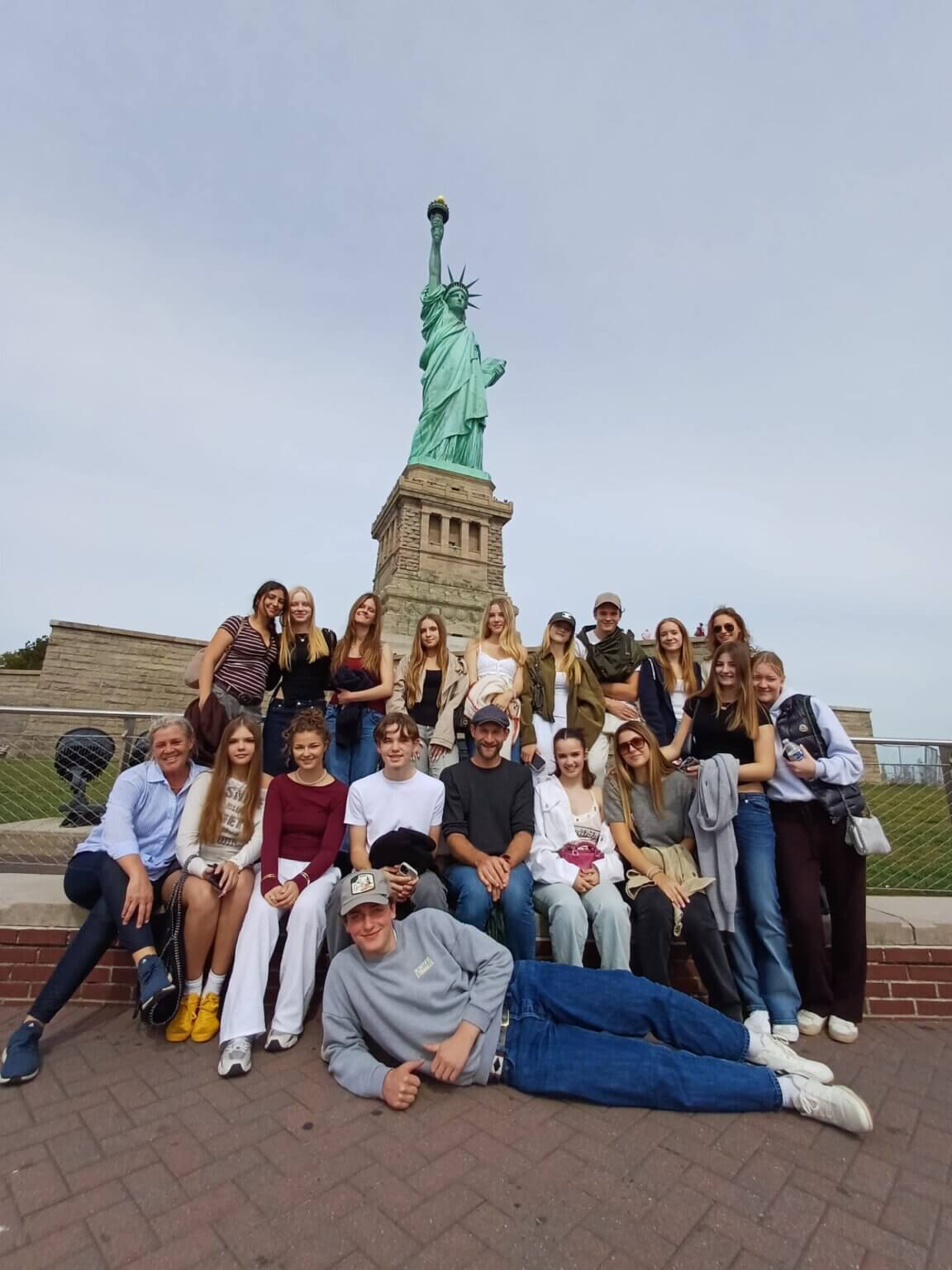 Chatham und New York entdecken – Originalfoto aus dem Schulbericht