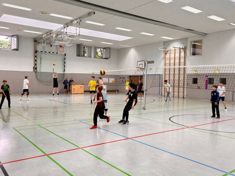 Volleyball-AG beim Mosbacher Cup 2024